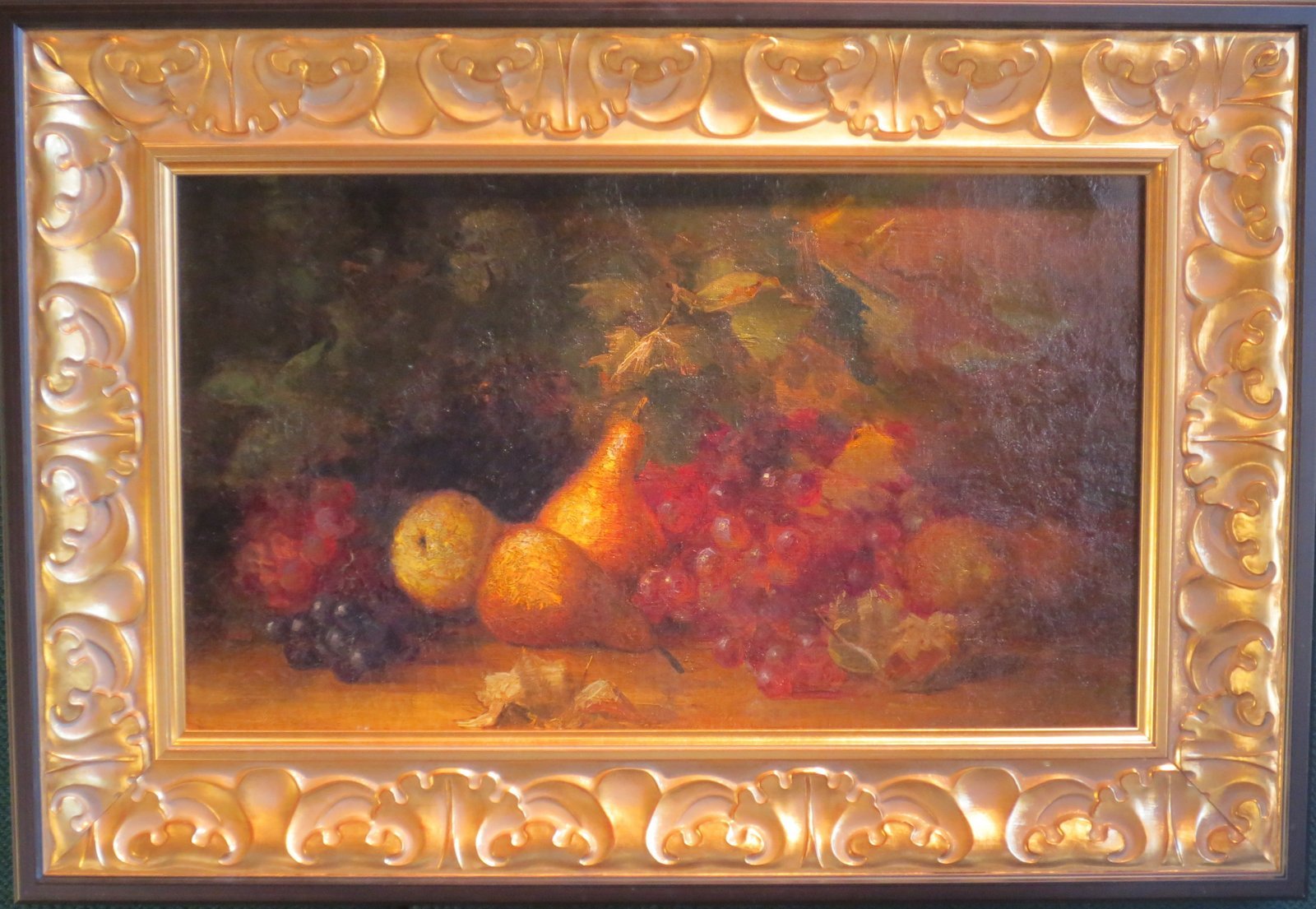 Still Life with Pears and Grapes web version